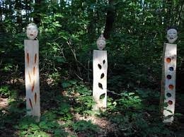 Familienhotel Gut Landegge im Emsland: Skulpturenwald Kunstkreis Haren Frau von Mundeloh